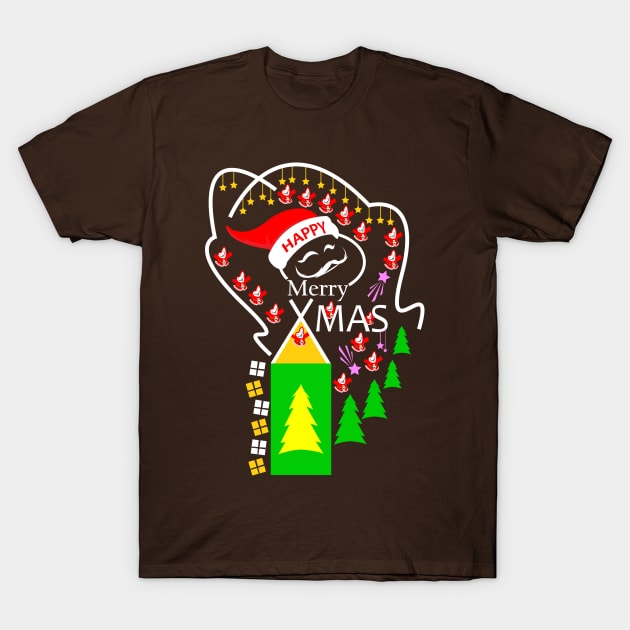 christmas funny gnomes T-Shirt by creative7
